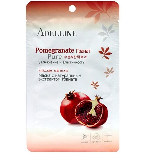 Тканевая маска Adelline Facial Mask Pomegranate Adelline