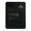 Маска тканевая Black snail moisturizing Adelline